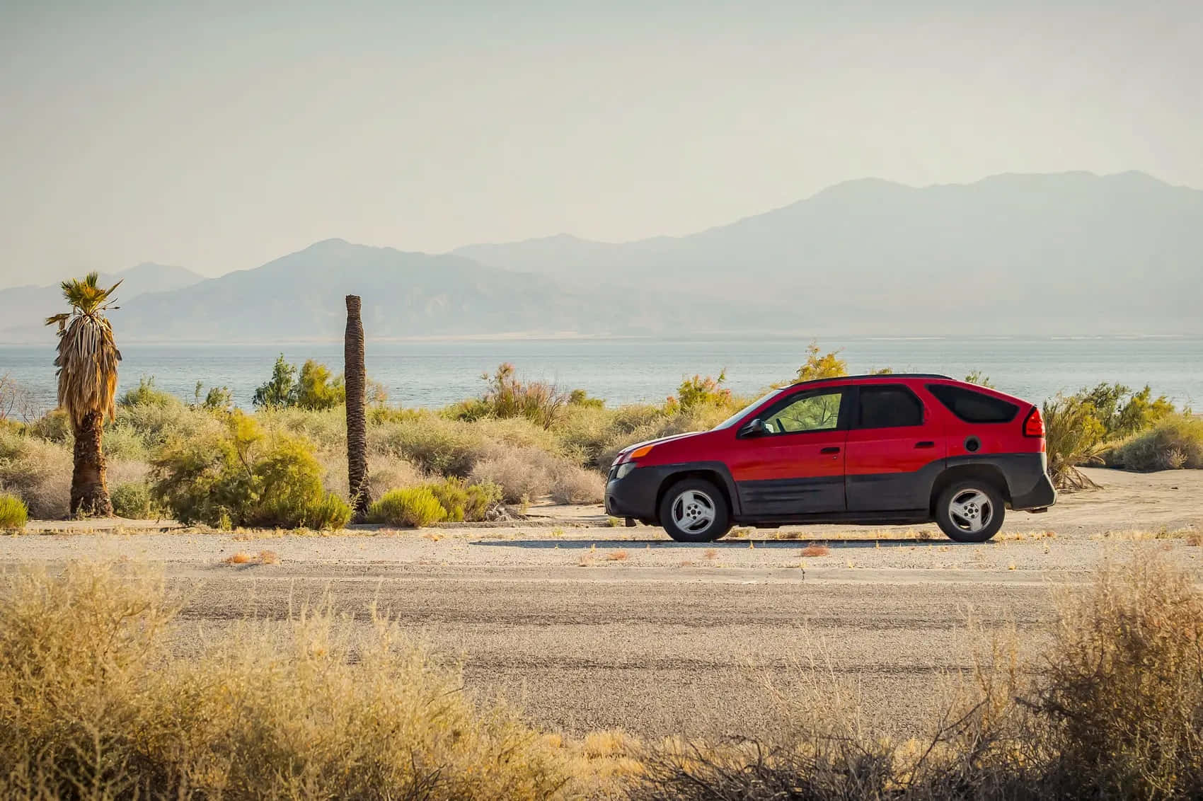 Pontiac Aztek Paysage Désertique Fond d'écran