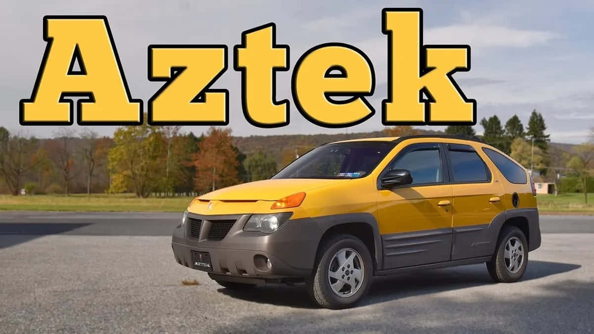 Pontiac Aztek Jaune Extérieur Fond d'écran