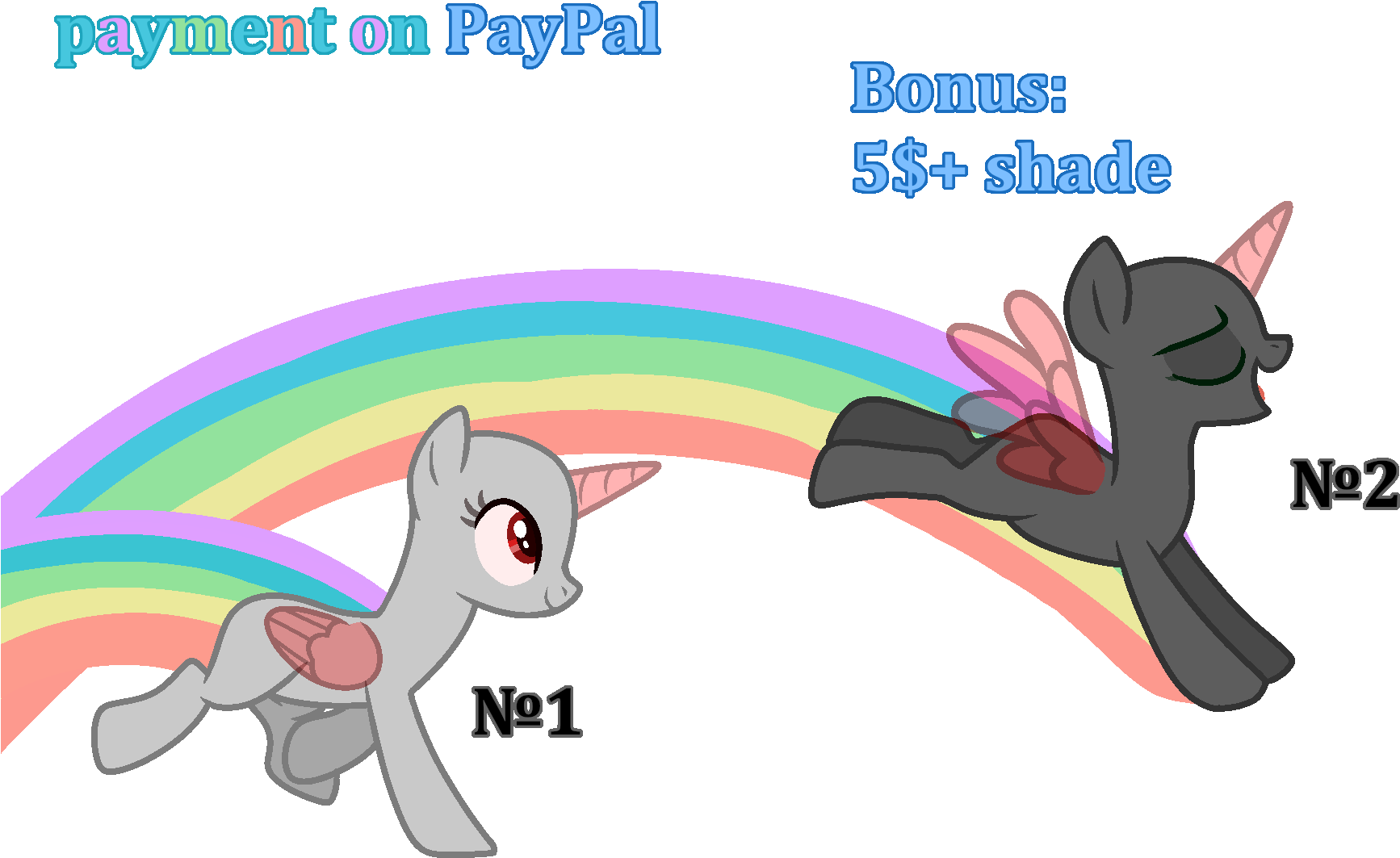 Pony Artworkwith Pay Pal Payment Info PNG