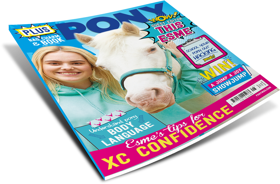 Pony Magazine Cover Esmeand Horse PNG