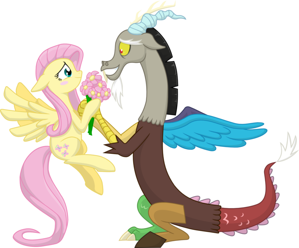 Pony_ Giving_ Flowers_to_ Creature PNG