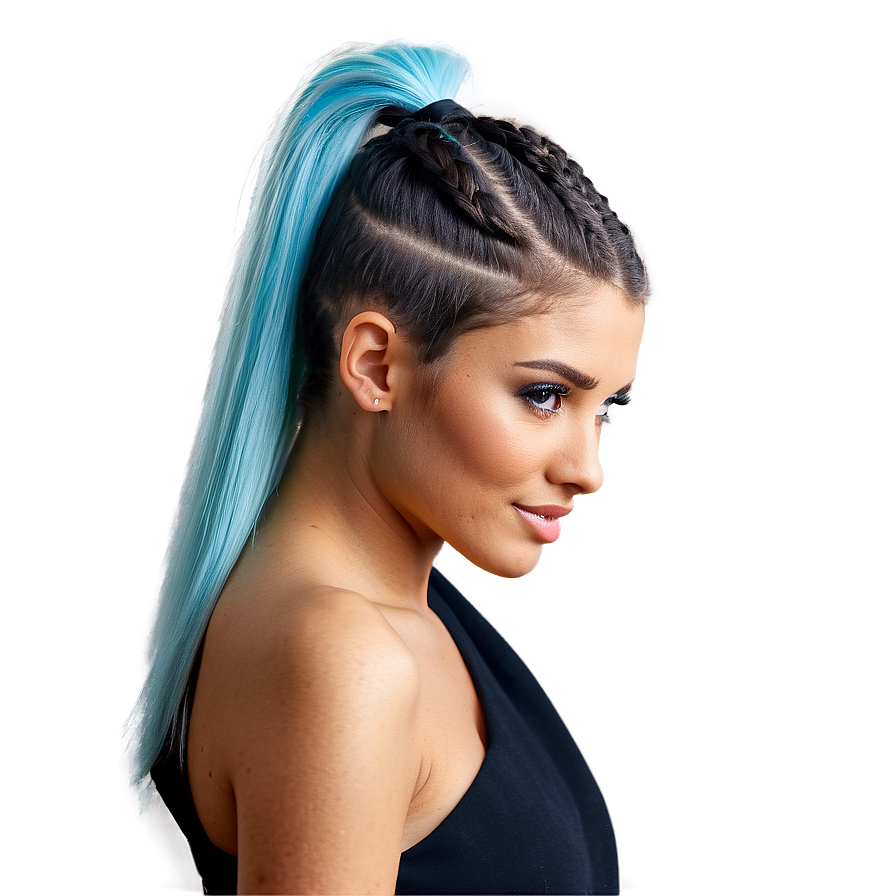 Ponytail With Undercut Png Pwy11 PNG