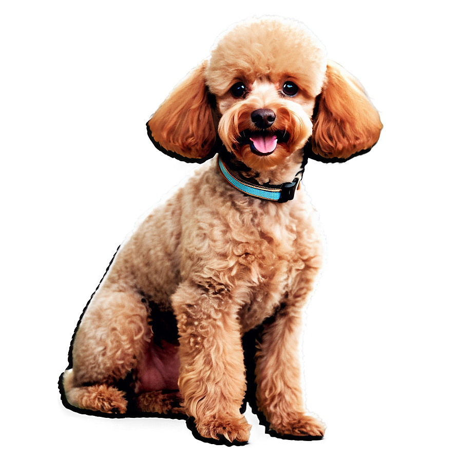 Poodle In Action Png Rff46 PNG
