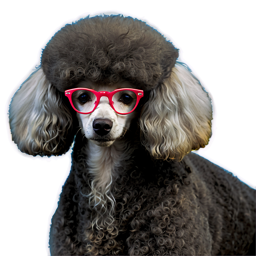 Poodle With Glasses Png 7 PNG