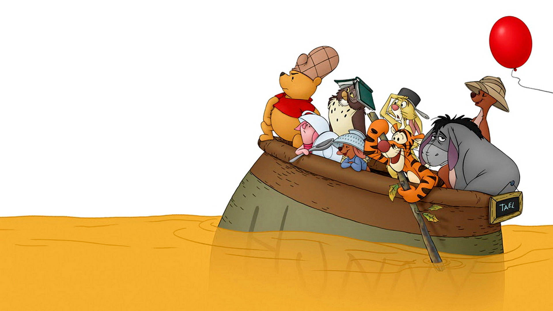 Pooh And Friends Aesthetic Cartoon Disney Wallpaper