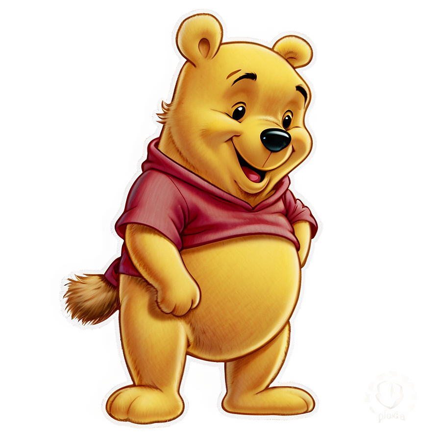 Download Pooh Bear And Rabbit Png Qxl71 | Wallpapers.com