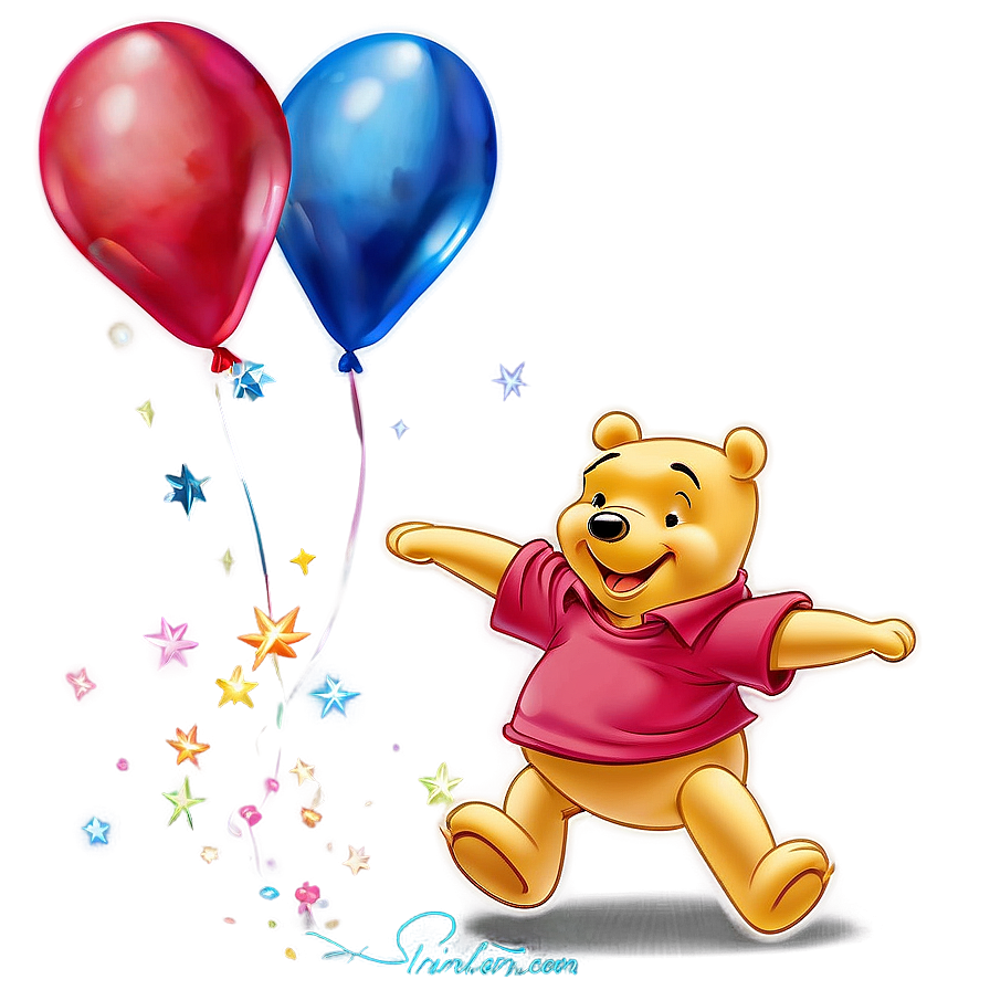 Pooh Bear Birthday Png 45 PNG