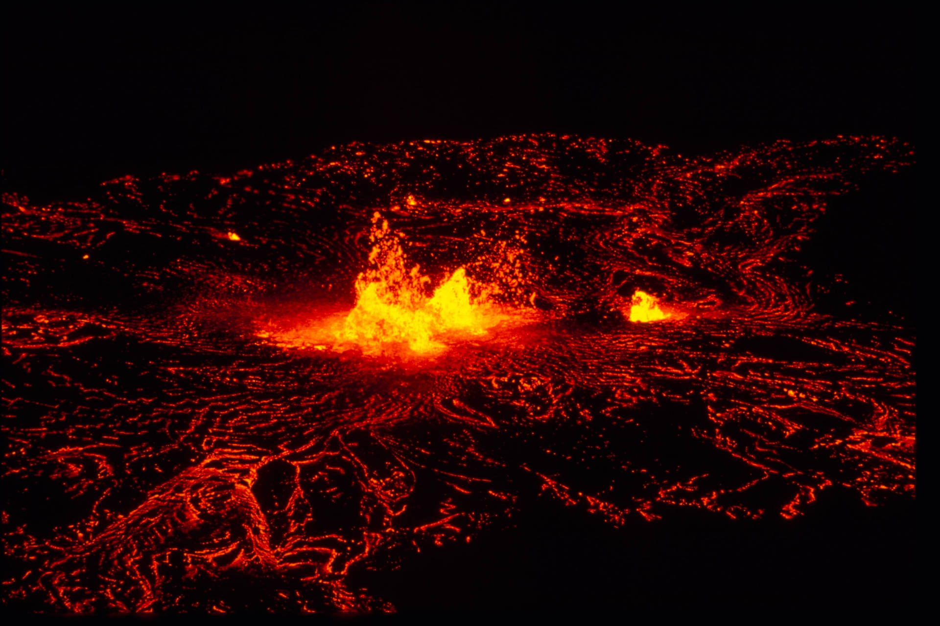 Pool Of High Temperature Magma Picture