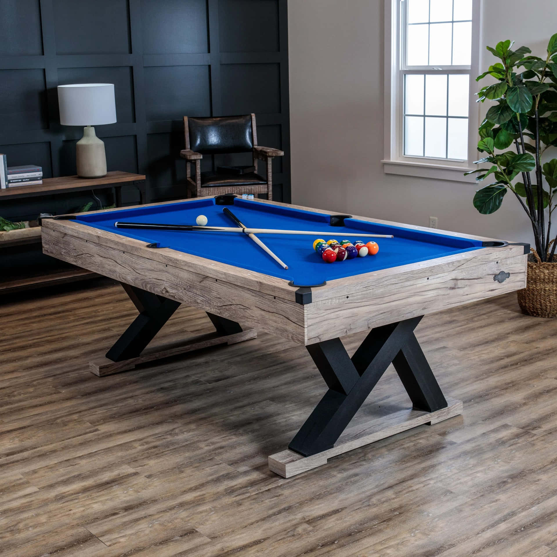 Challenge your friends to a game of billiards