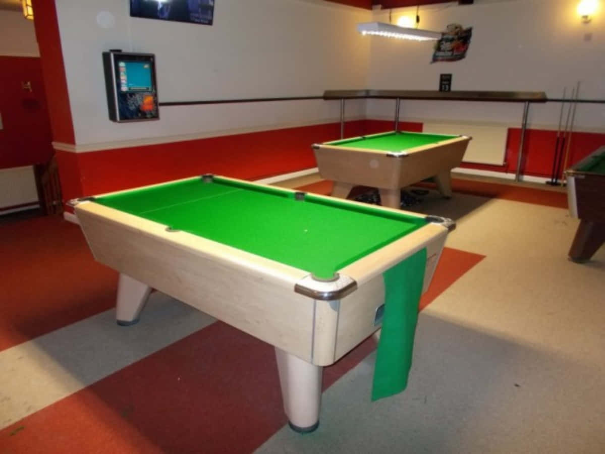A classic game of pool - take your best shot!