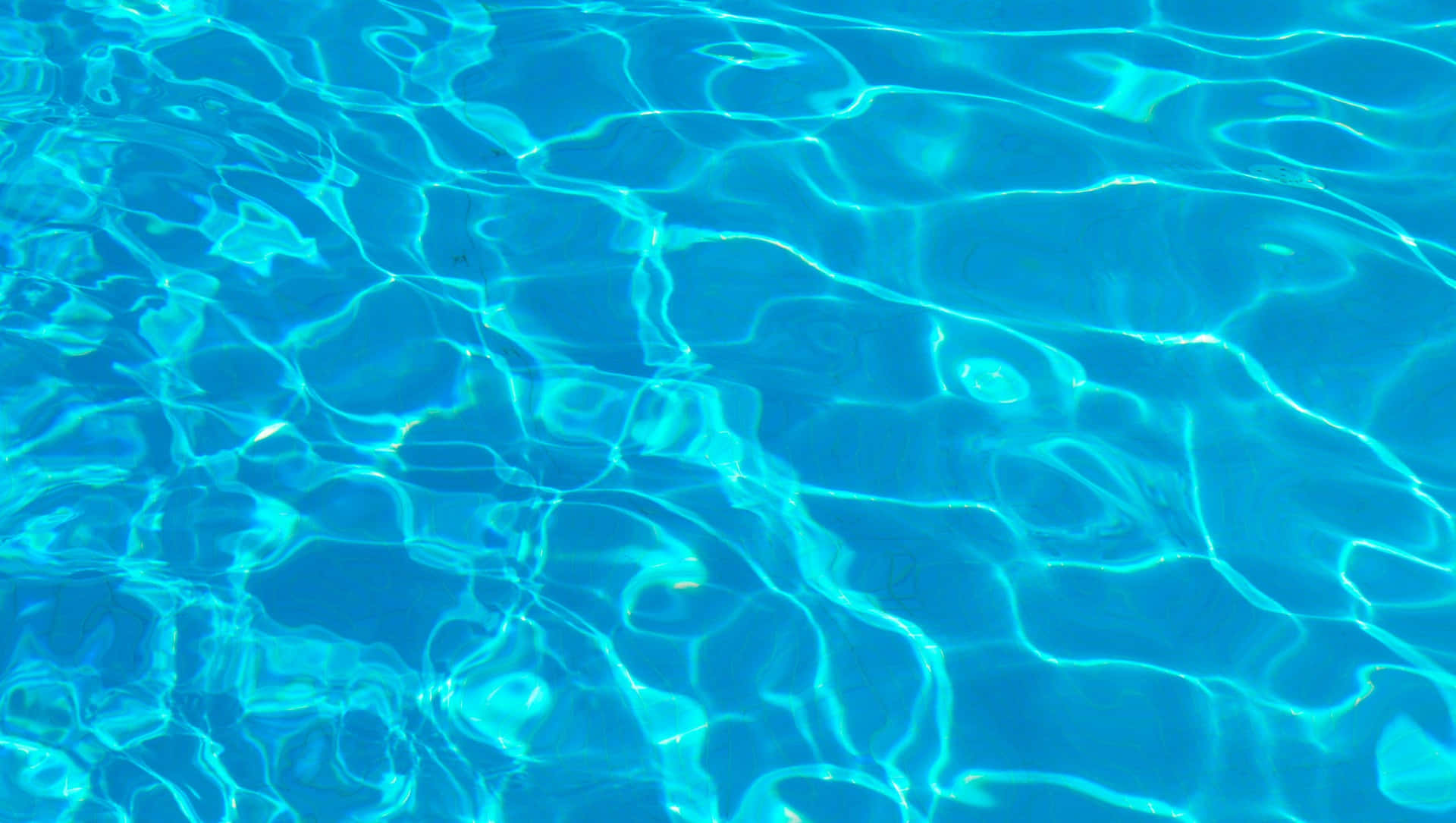 A Close Up Of A Blue Swimming Pool