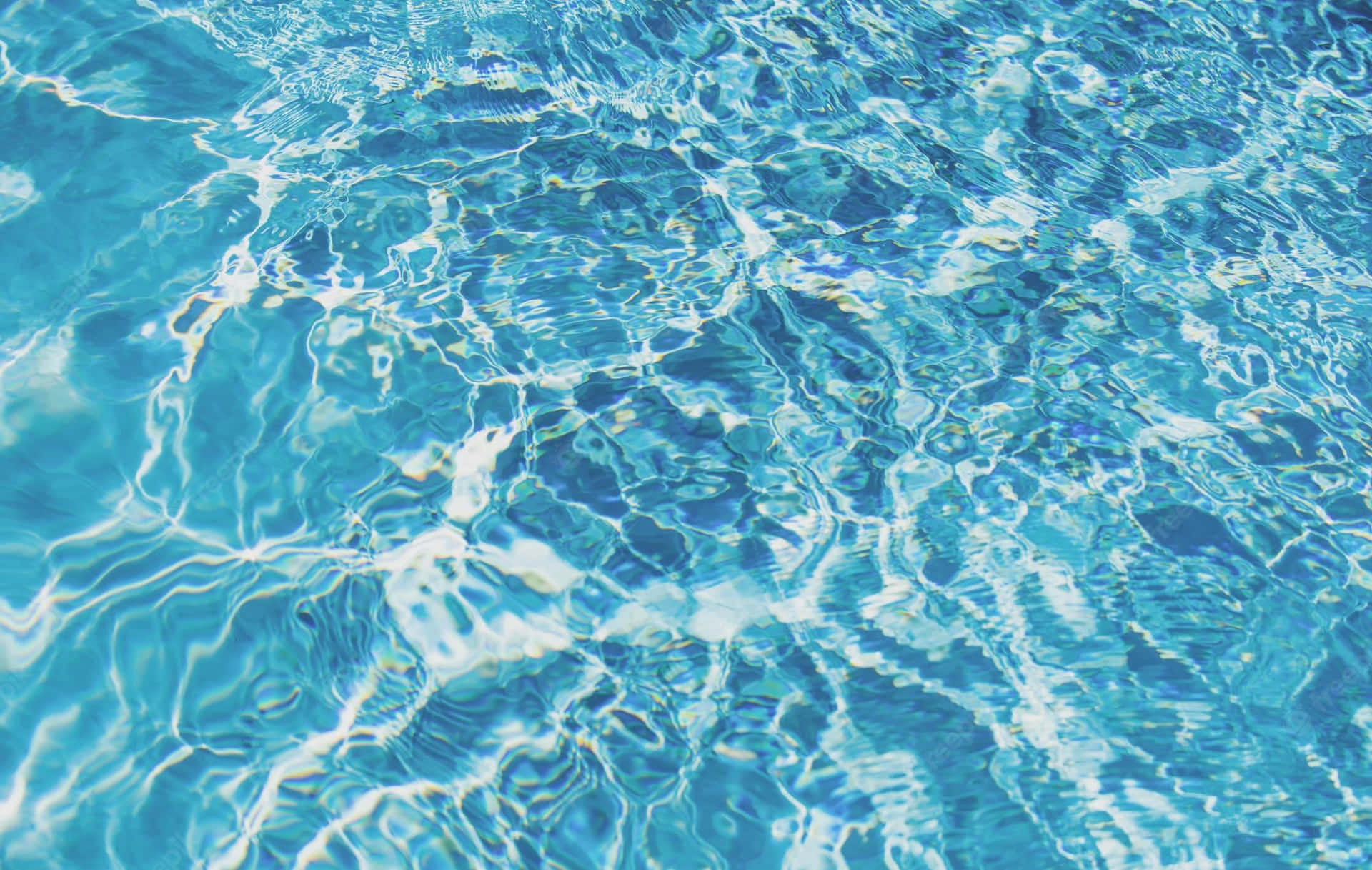 Pool Water Sparkling Wave Wallpaper
