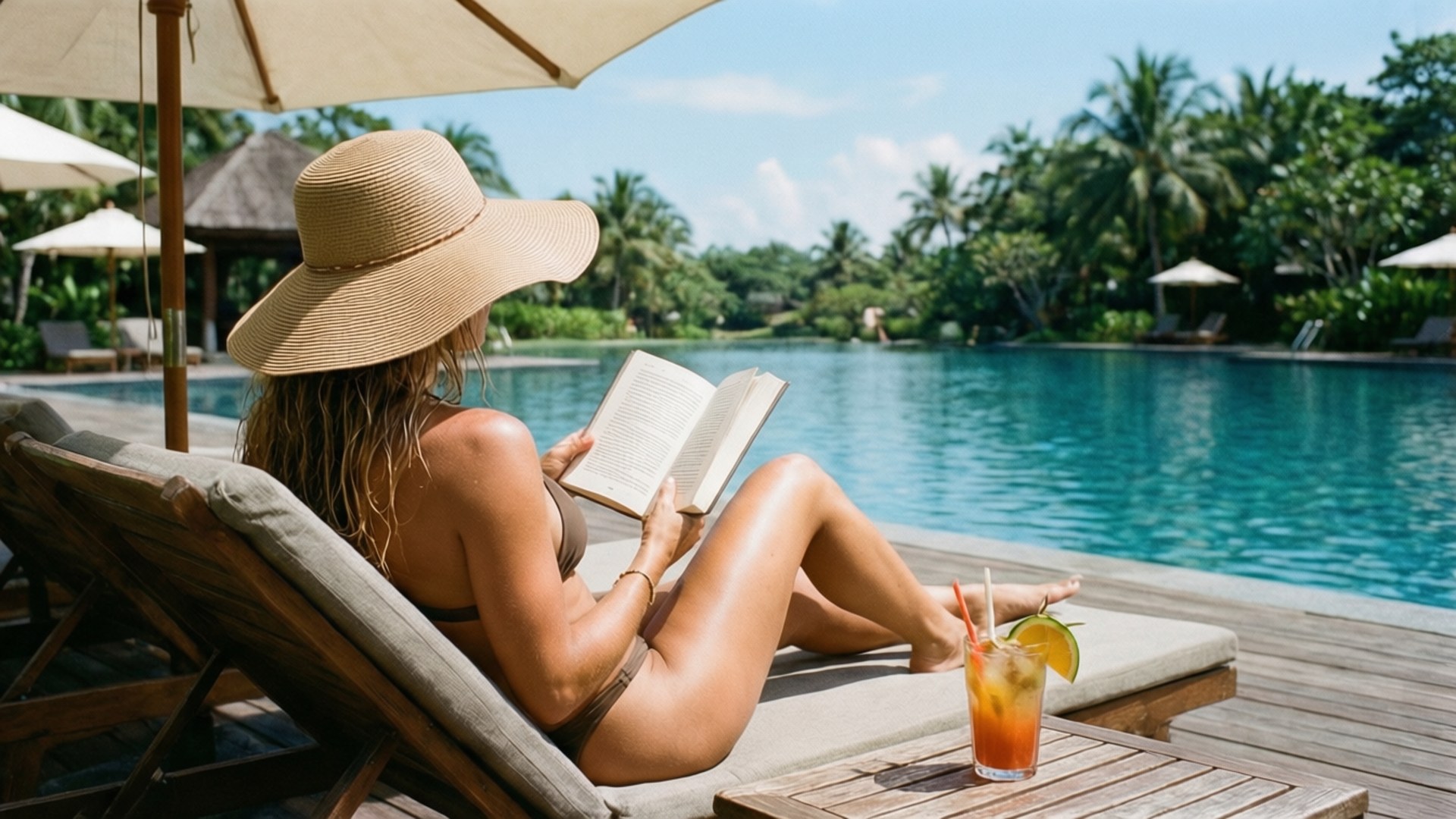 Poolside Relaxation Achtergronden