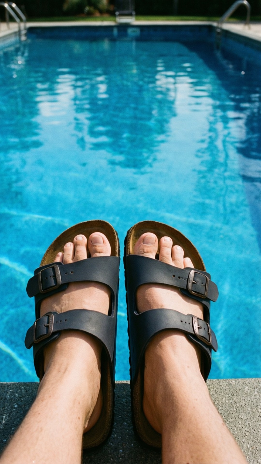 Poolside Serenity Wallpaper