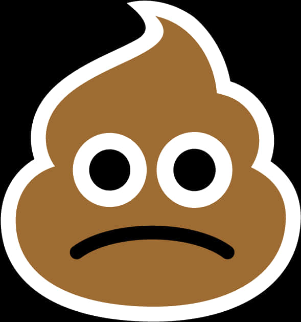 Poop Emoji Frown PNG