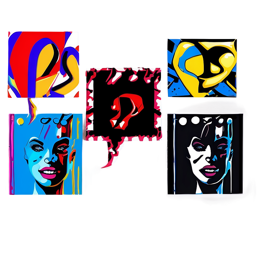 Pop Art Comic Graphic Png Ndn PNG