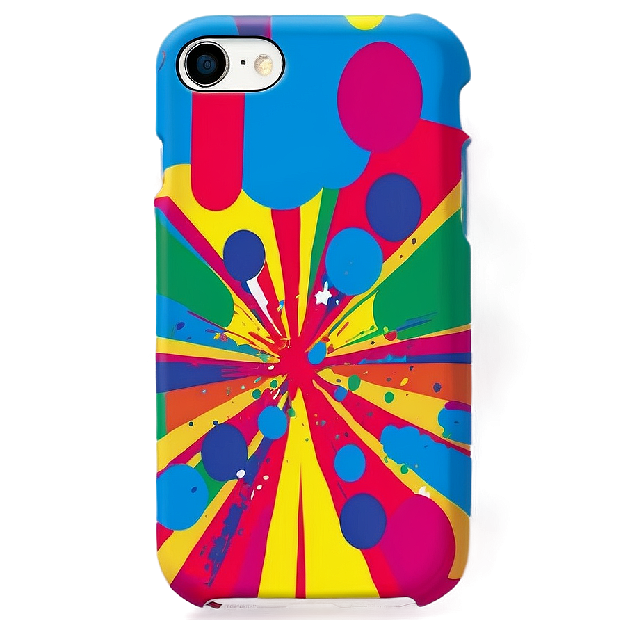 Pop Art Explosion Phone Case Png 06122024 PNG
