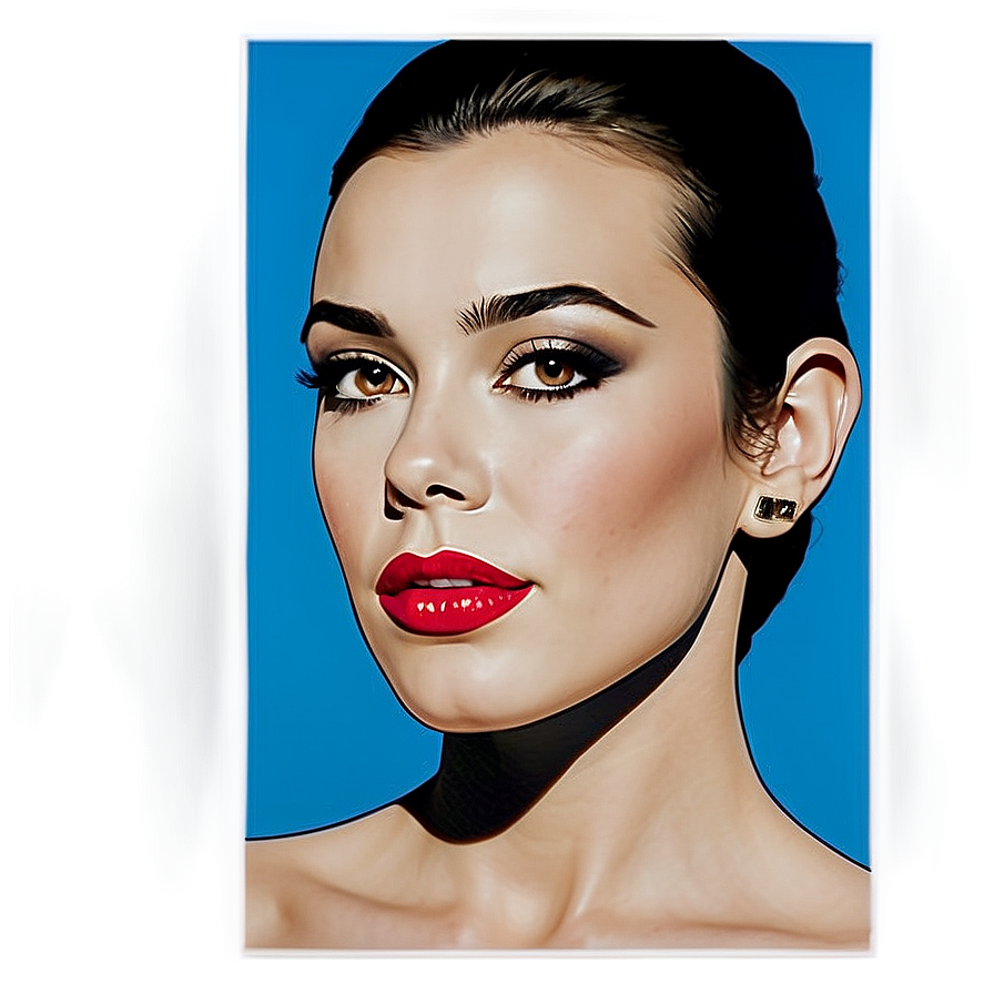 Pop Art Portrait Template Png 60 PNG