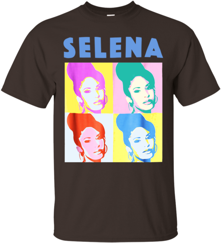 Pop Art Selena Quintanilla T Shirt Design PNG