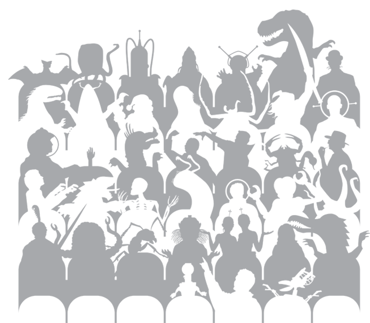 Pop Culture Silhouettes_ Cheering Crowd.png PNG