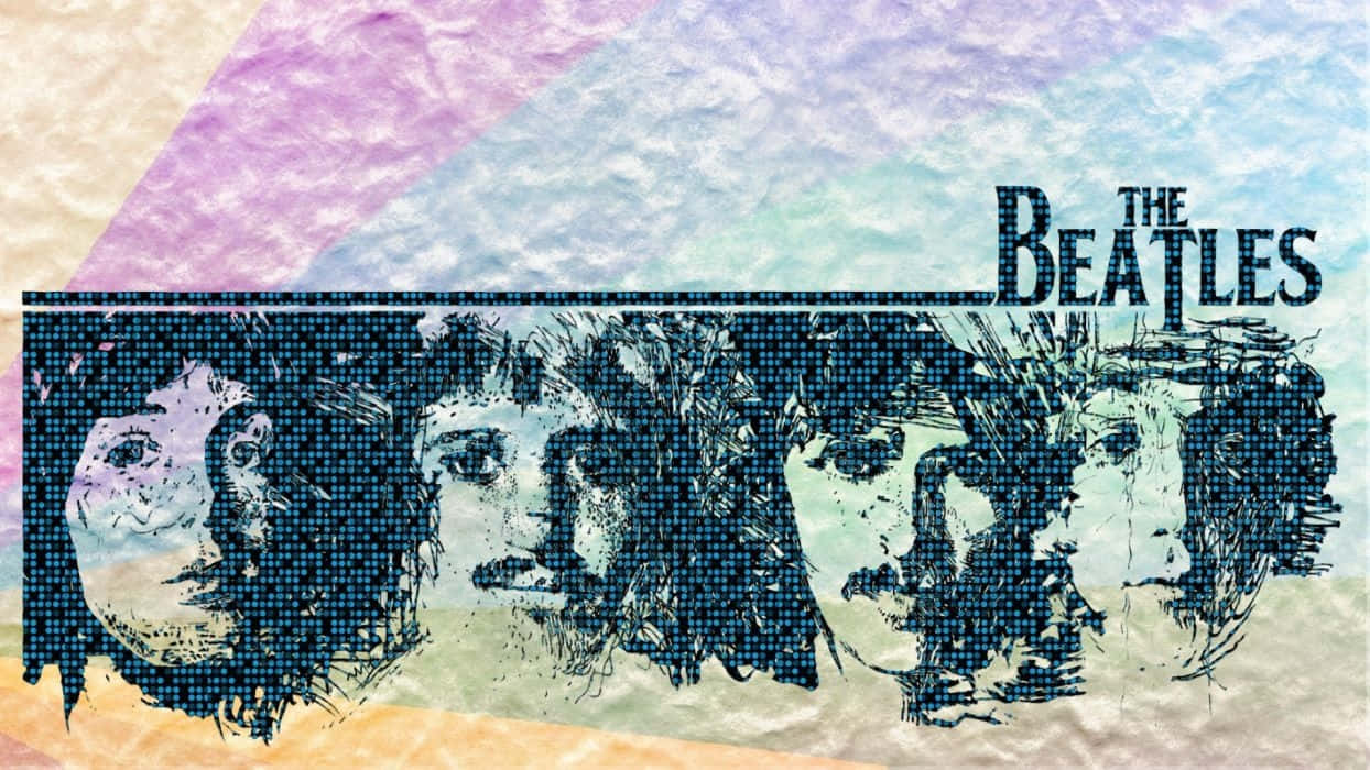 The Beatles Pop Music Art Wallpaper