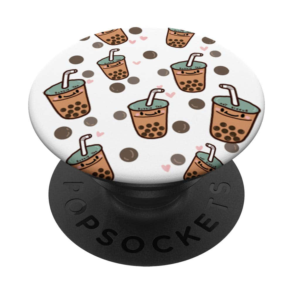 Pop Socket Cute Boba Tea Wallpaper