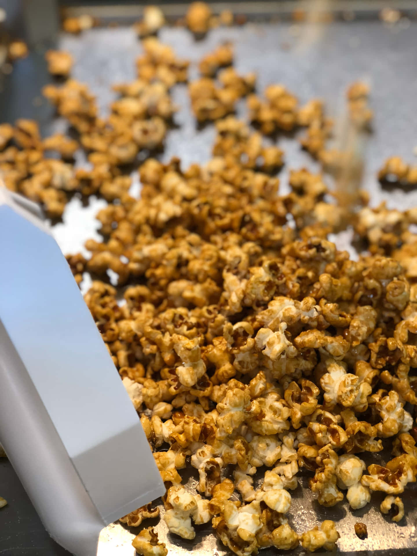 Popcorn Being Popped In A Machine