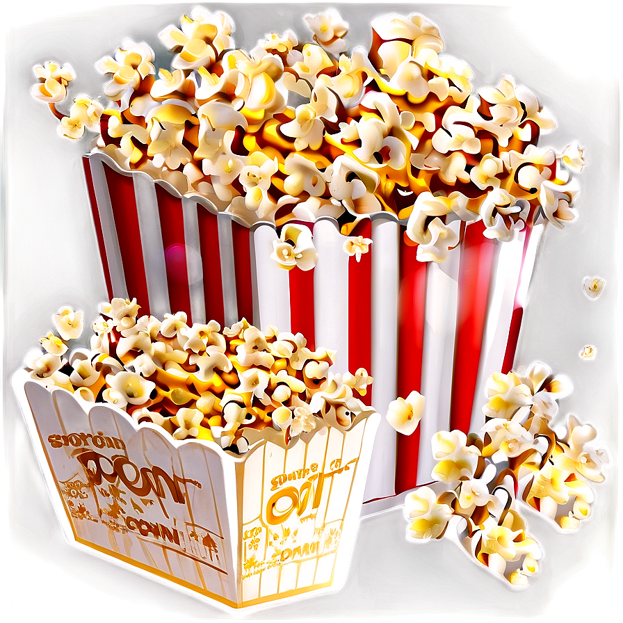 Popcorn Background Png 05042024 PNG