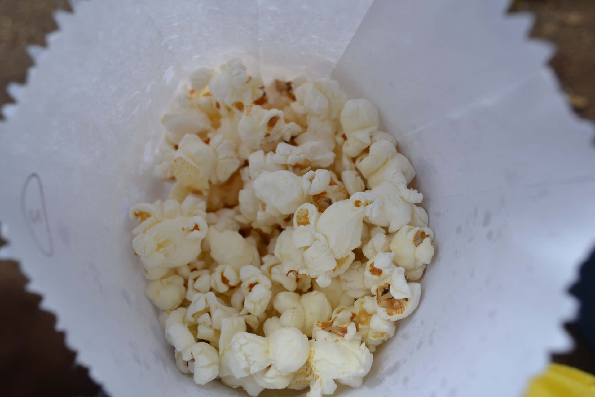 Enjoy a moment of joy with a freshly popped bowl of popcorn.