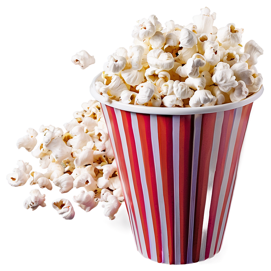 Popcorn Bucket Filled To The Brim Png 06132024 PNG