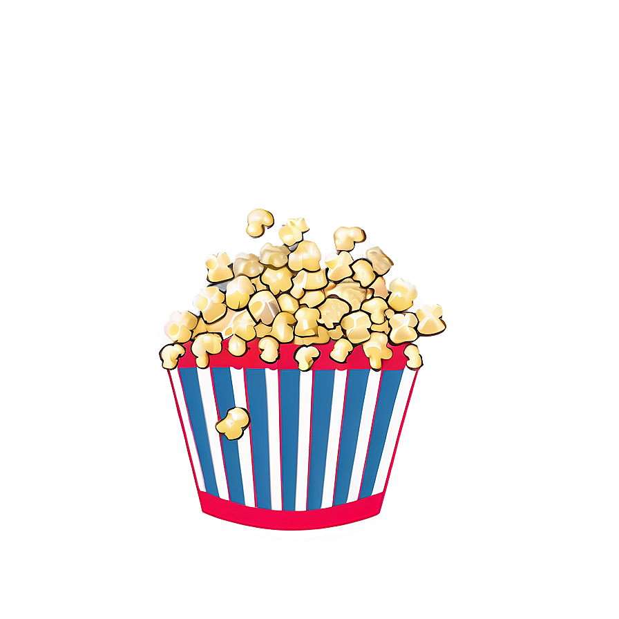 Download Popcorn Celebration Png 05042024 | Wallpapers.com