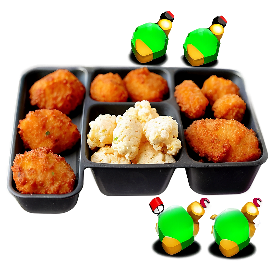 Popcorn Chicken Nuggets Png Uvc96 PNG