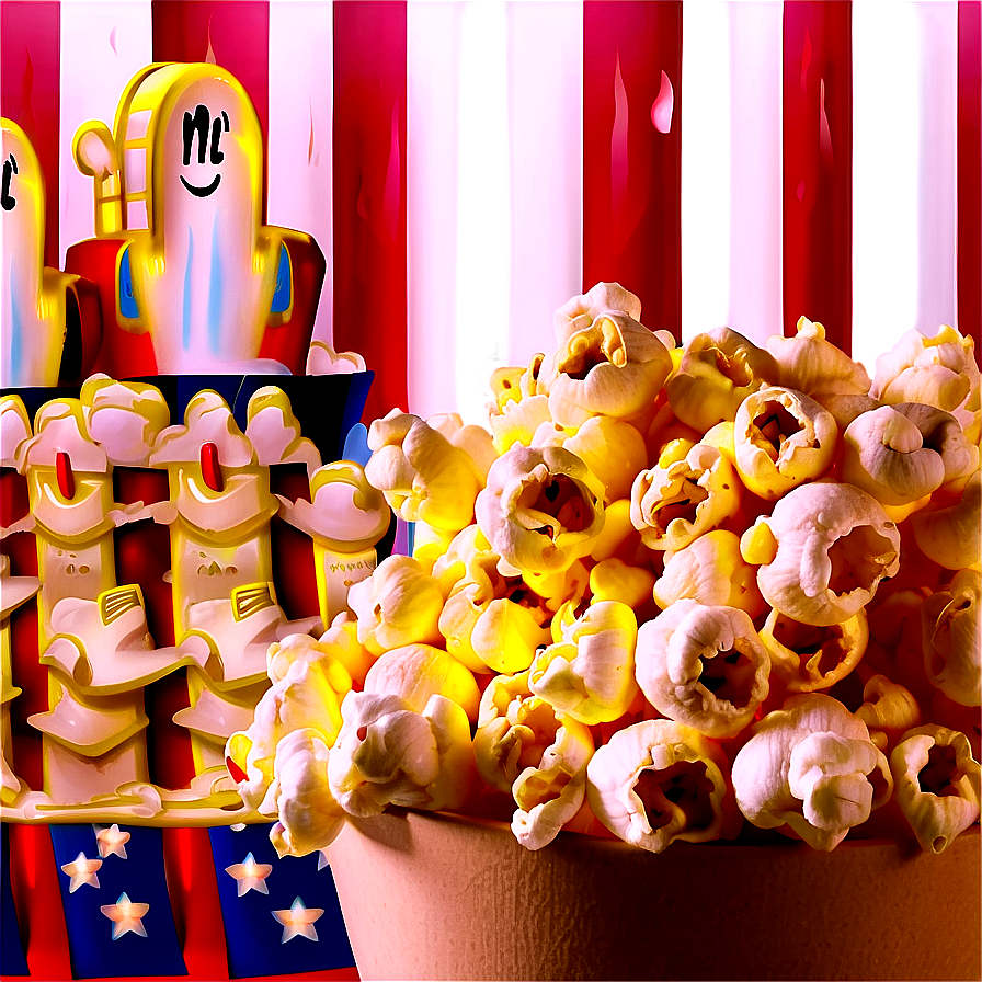 Popcorn Clipart No Background 23 PNG