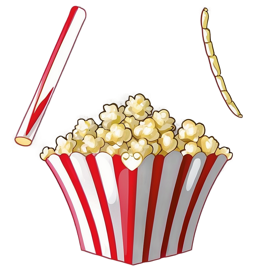 Download Popcorn Pattern Png 05042024 | Wallpapers.com