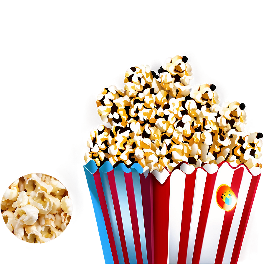 Popcorn Pattern Png 05042024 PNG
