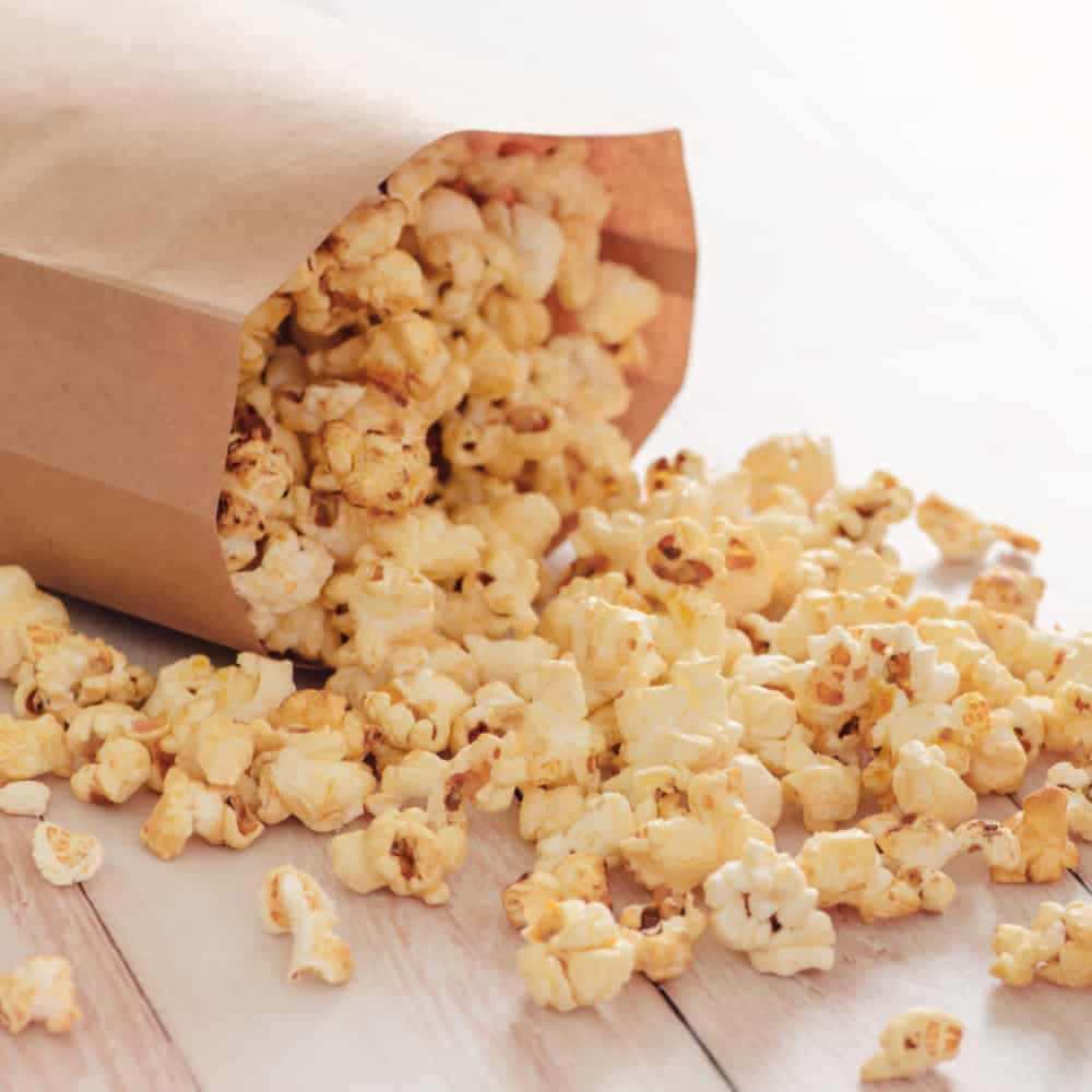 Succulent Buttered Popcorn Piled High