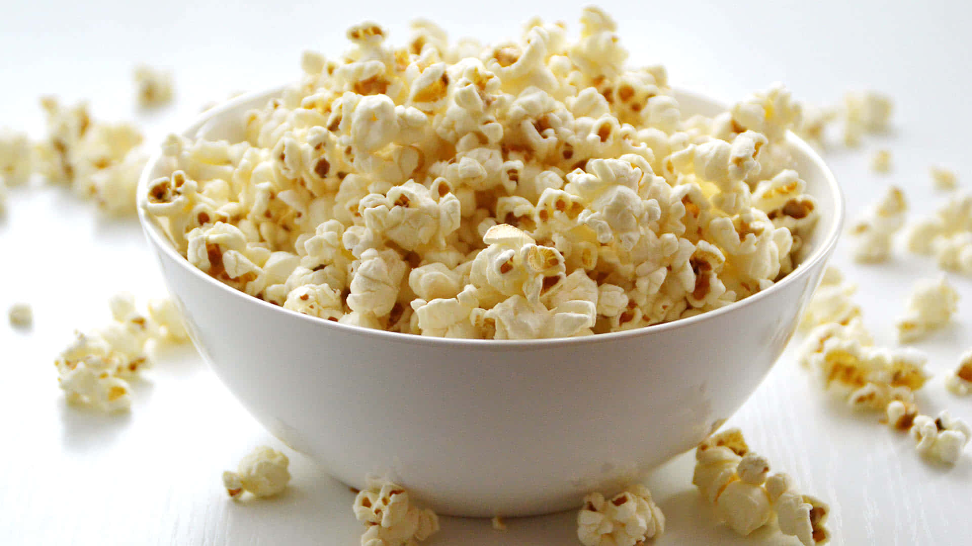 Bowl Of Golden Popcorn Picture