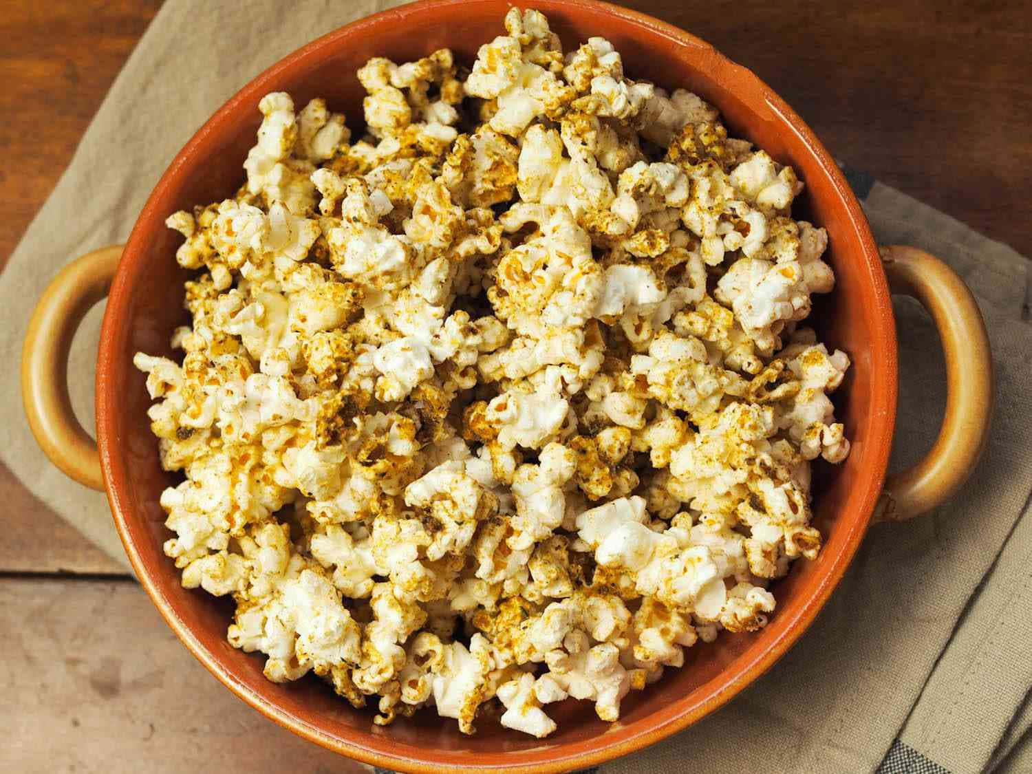 Popcorn On Wooden Popper Bowl Picture