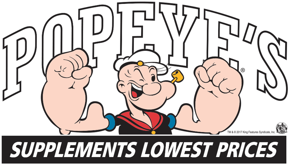 Popeye Supplements Advertisement PNG