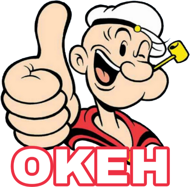 Download Popeye Thumbs Up Approval | Wallpapers.com