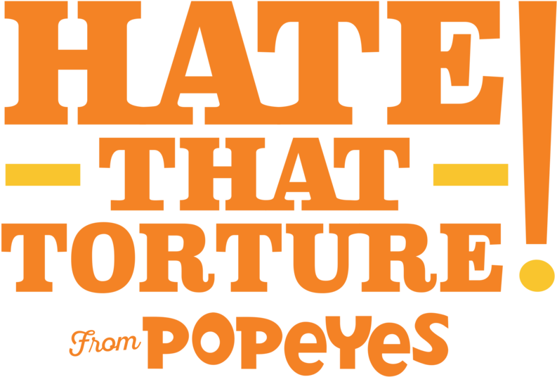 Popeyes Torture Statement PNG