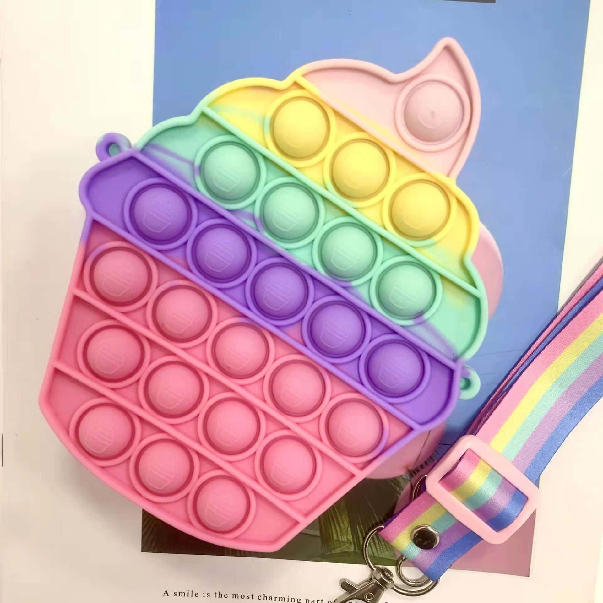 Colorful Popit Fidget Toy Collection