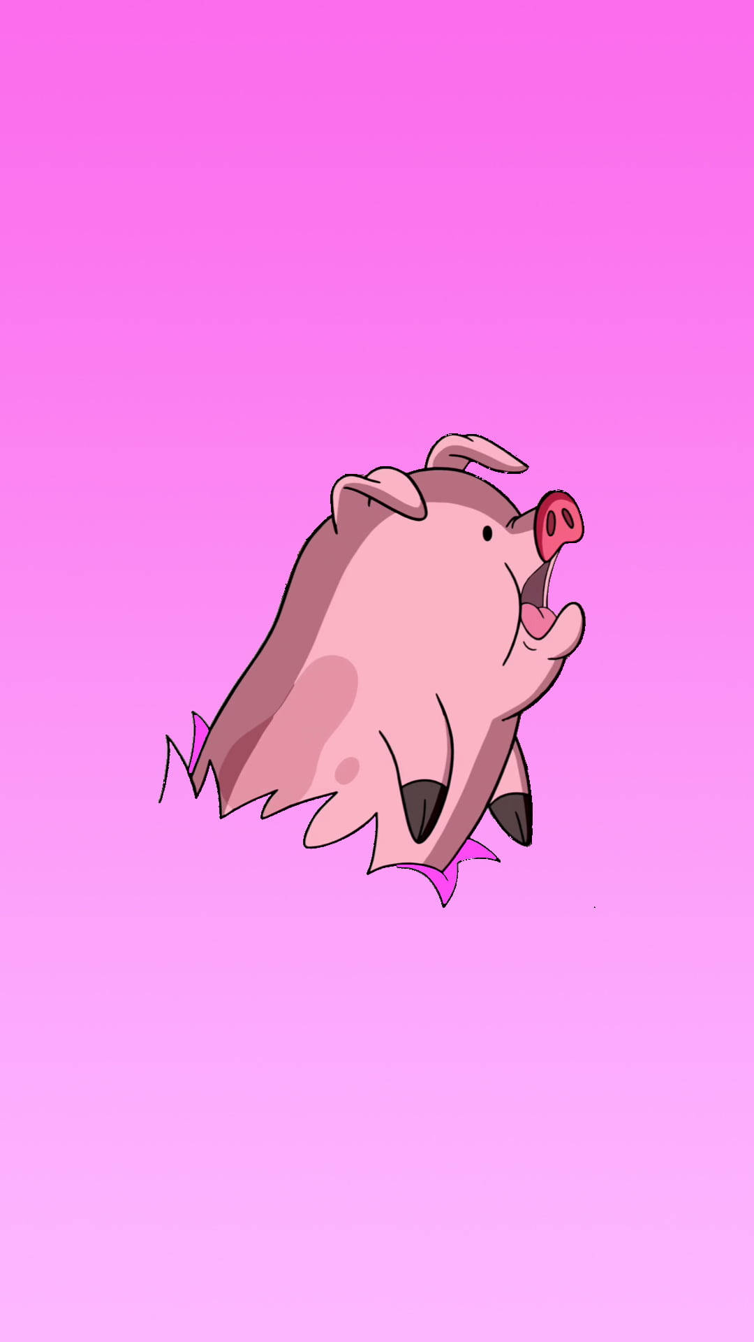 Popped-out Waddles Digital Art Wallpaper