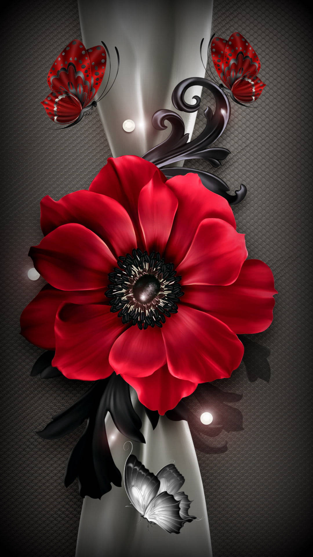 Poppy Anemone Flower Mobile Wallpaper