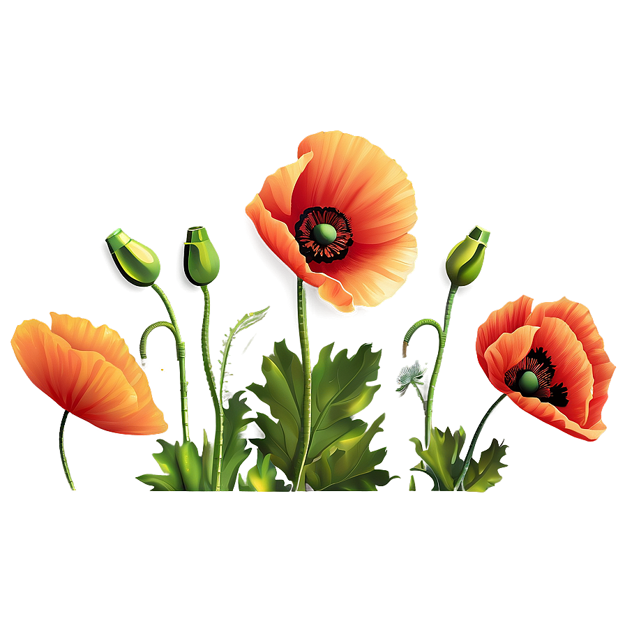 Poppy Flower Transparent Png 05252024 PNG