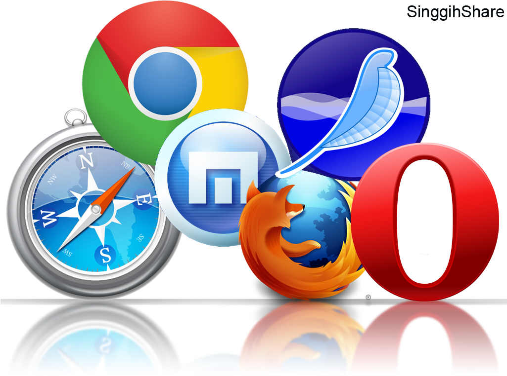Popular Web Browsers Icons PNG