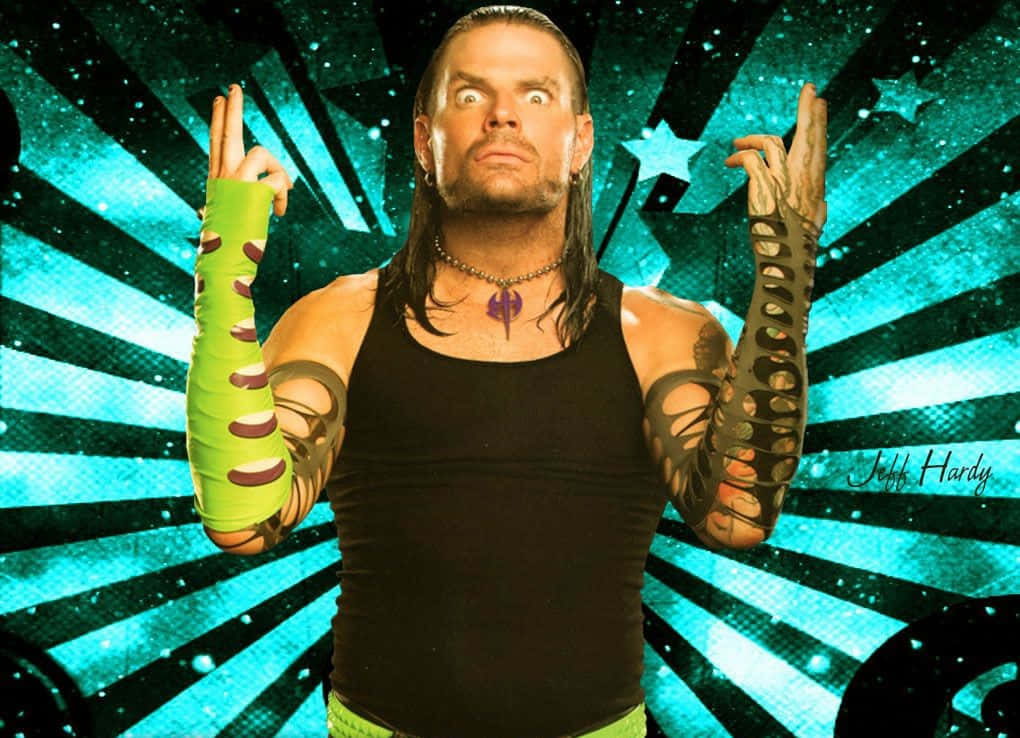 Populær wrestler Jeff Hardy Wallpaper