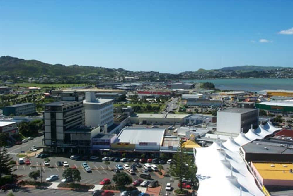 Porirua Cityscape Aerial View Wallpaper