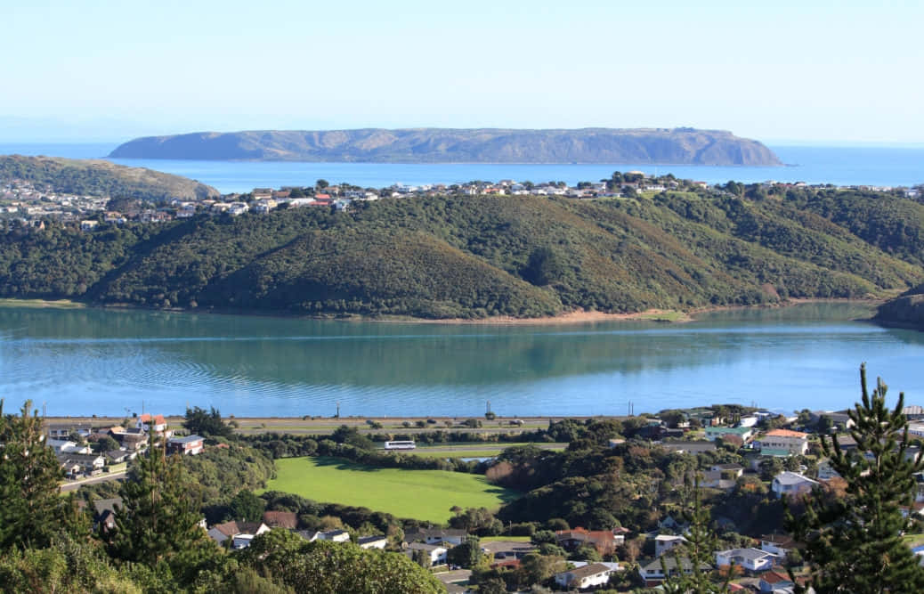 Porirua Coastal View New Zealand Wallpaper