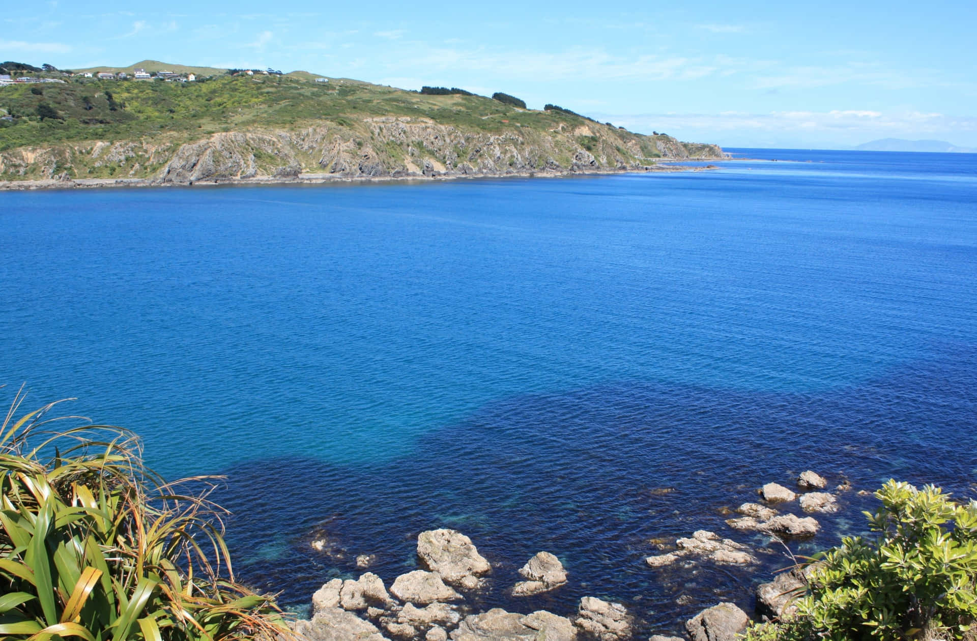 Porirua Coastline New Zealand Wallpaper